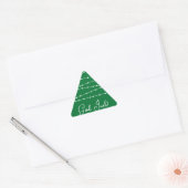 Zweedse kerstboom Gepersonaliseerde sticker (Envelop)