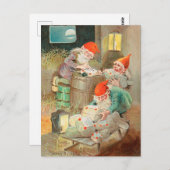 Zweedse kerstman (door Jenny Nyström) Briefkaart (Voorkant / Achterkant)