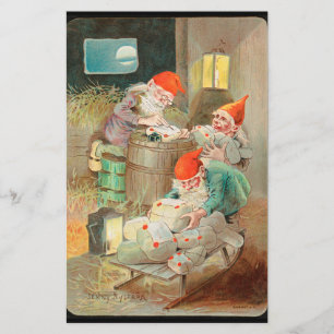 Zweedse kerstman (door Jenny Nyström) Briefpapier