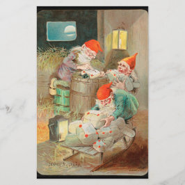 Zweedse kerstman (door Jenny Nyström) Briefpapier