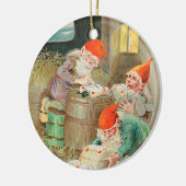 Zweedse kerstman (door Jenny Nyström) Keramisch Ornament (Links)