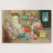 Zweedse kerstman (door Jenny Nyström) Legpuzzel (Horizontaal)