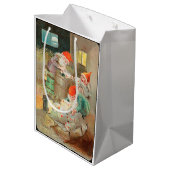 Zweedse kerstman (door Jenny Nyström) Medium Cadeauzakje (Achterkant Gekanteld)