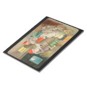 Zweedse kerstman (door Jenny Nyström) Notitieblok (Schuin)