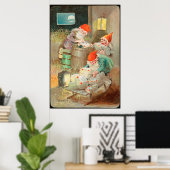 Zweedse kerstman (door Jenny Nyström) Poster (Thuiskantoor)