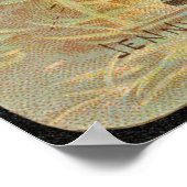 Zweedse kerstman (door Jenny Nyström) Poster (Hoek)