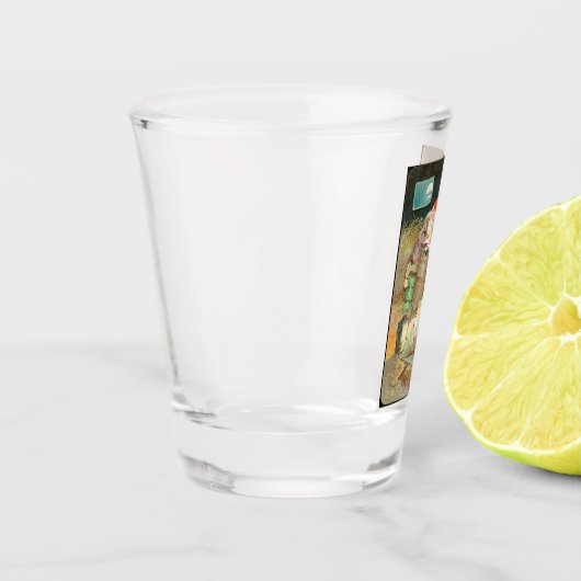 Zweedse kerstman (door Jenny Nyström) Shot Glas (Links)