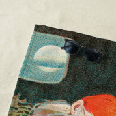 Zweedse kerstman (door Jenny Nyström) Strandlaken (In situ)