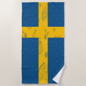 Zweedse keukenhanddoek strandlaken (Voorkant)