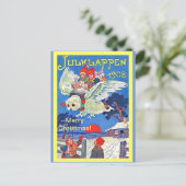  Zweedse kroon en Kinder kerst in Julklappen Briefkaart (Staand voorkant)