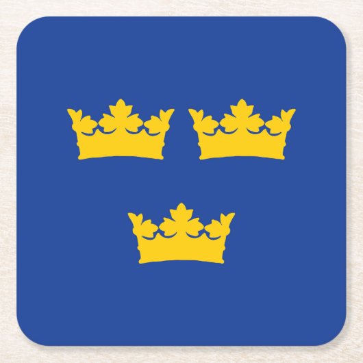 Zweedse kroon, kronor kartonnen onderzetters (Voorkant)