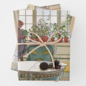 Zweedse kunstselectie van Carl Larsson Inpakpapier Vel (In situ)