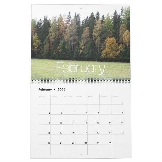 Zweedse Landschapskalender 2025 Kalender (Feb 2026)