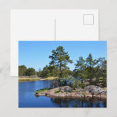 Zweedse landskap briefkaart (Voorkant / Achterkant)