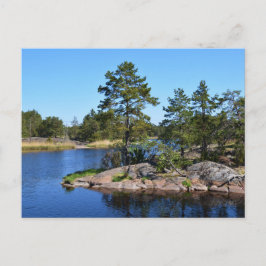 Zweedse landskap briefkaart