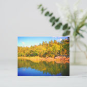 Zweedse landskap, foto briefkaart (Staand voorkant)