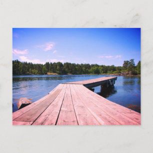 Zweedse landskap, foto briefkaart