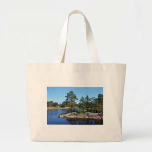 Zweedse landskap grote tote bag