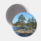 Zweedse landskap magneet (Voorkant / Achterkant)