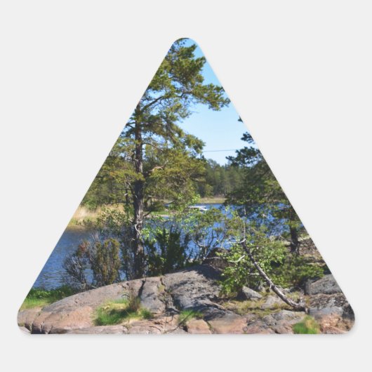 Zweedse landskap sticker (Voorkant)