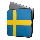 Zweedse laptophoes (Zweden) Laptop Sleeve (Voorkant Links)