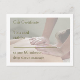 Zweedse massagefoto - achterzijde - cadeaubon