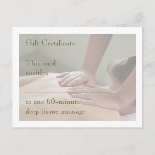 Zweedse massagefoto - achterzijde - cadeaubon (Voorkant)