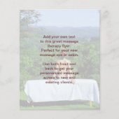 Zweedse massagefoto flyer (Voorkant)