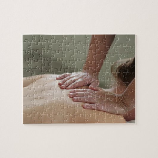 Zweedse massagefoto legpuzzel (Horizontaal)