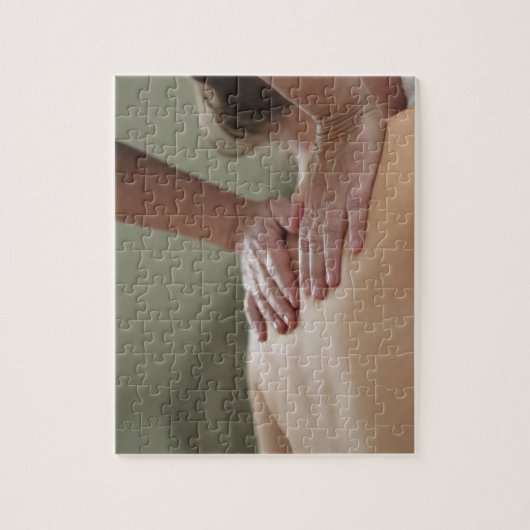 Zweedse massagefoto legpuzzel (Verticaal)