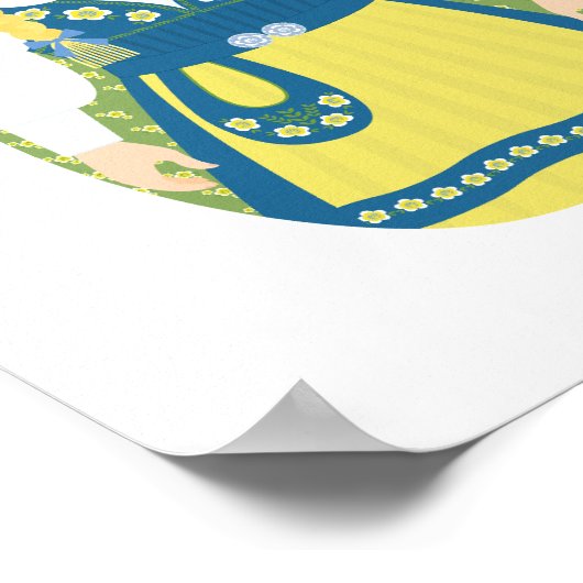 Zweedse Matryoshka Poster (Hoek)