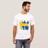 Zweedse militaire eenheden t-shirt (Voorkant volledig)