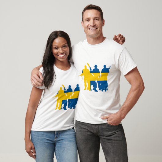 Zweedse militaire eenheden t-shirt (Unisex)