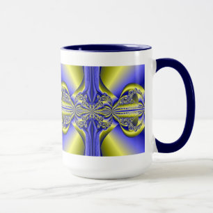 Zweedse Modern Fractal Mok