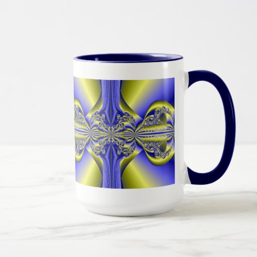 Zweedse Modern Fractal Mok (Rechts)