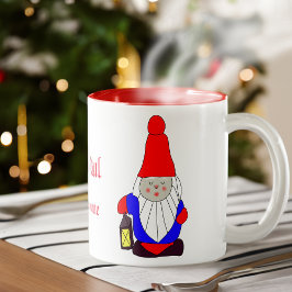 Zweedse Mok van Gnome Tomten Two-Tone Coffee