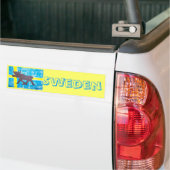 Zweedse Moose Bumpersticker (Op Truck)