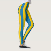 Zweedse nationale vlag Verticaal gestreept Leggings (Rechts)