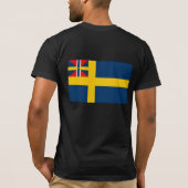 Zweedse Noorse Unie, Zweden T-shirt (Achterkant)