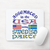 Zweedse onderdelen muismat (Met muis)