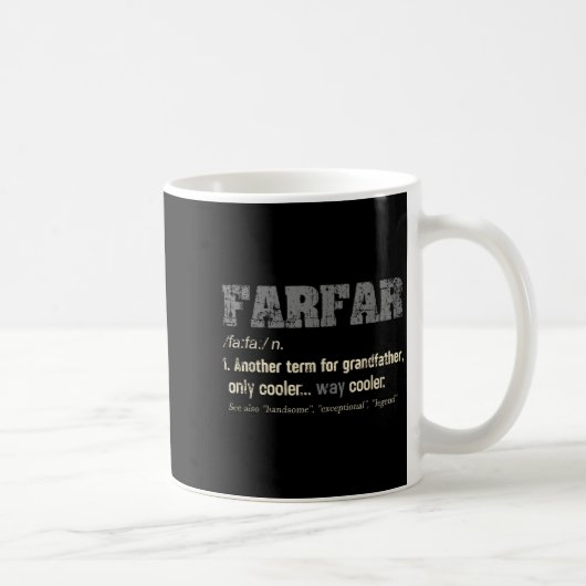 Zweedse Opa Grappige Definitie Opa Cadeau Koffiemok (Rechts)