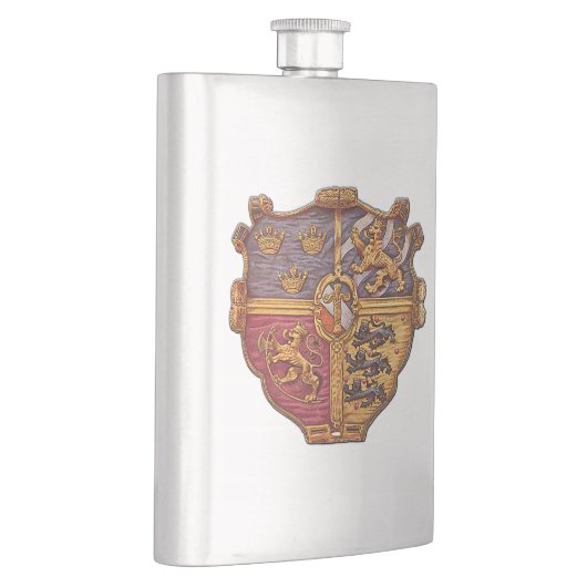 Zweedse oude wapenstilstand heupfles (Rechts)