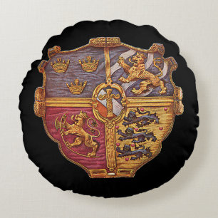 Zweedse oude wapenstilstand rond kussen