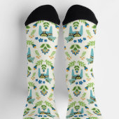 Zweedse paarden Dala Blauwgroen Sokken (Top)