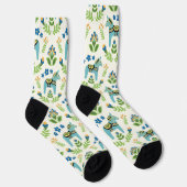 Zweedse paarden Dala Blauwgroen Sokken (Rechts)