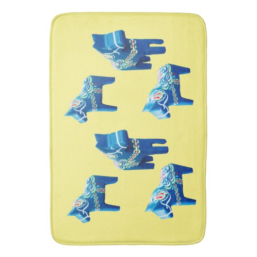 Zweedse paardenbathmat badmat (Voorkant Verticaal)