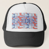 Zweedse Patroon Hoed Trucker Pet (Voorkant)