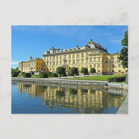 Zweedse postkruising Stockholm Drottningholm Palei Briefkaart (Voorkant)