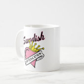 Zweedse prinses koffiemok (Voorkant links)