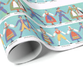  Zweedse regionale kostuums Cadeaupapier (Rol Hoek)